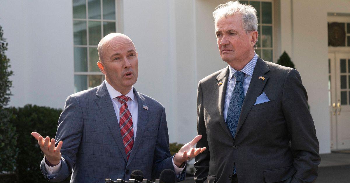 Spencer Cox, Utah Governer, at the White House