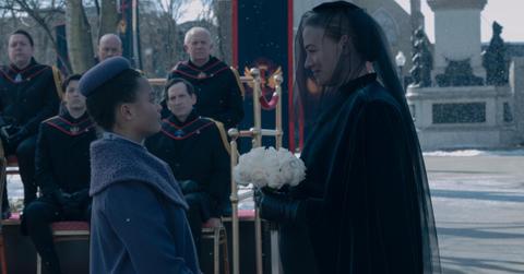 Hannah and Serena in 'The Handmaid's Tale'