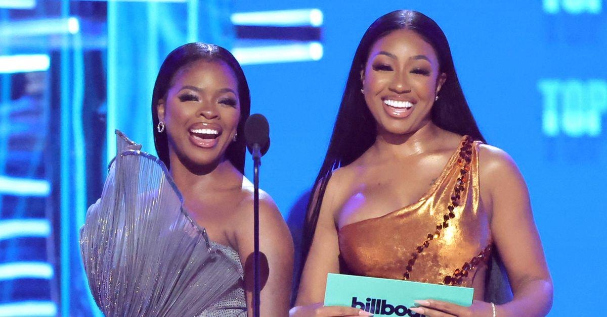 (l-r): JT and Yung Miami of the City Girls at the Billboard Music Awards.