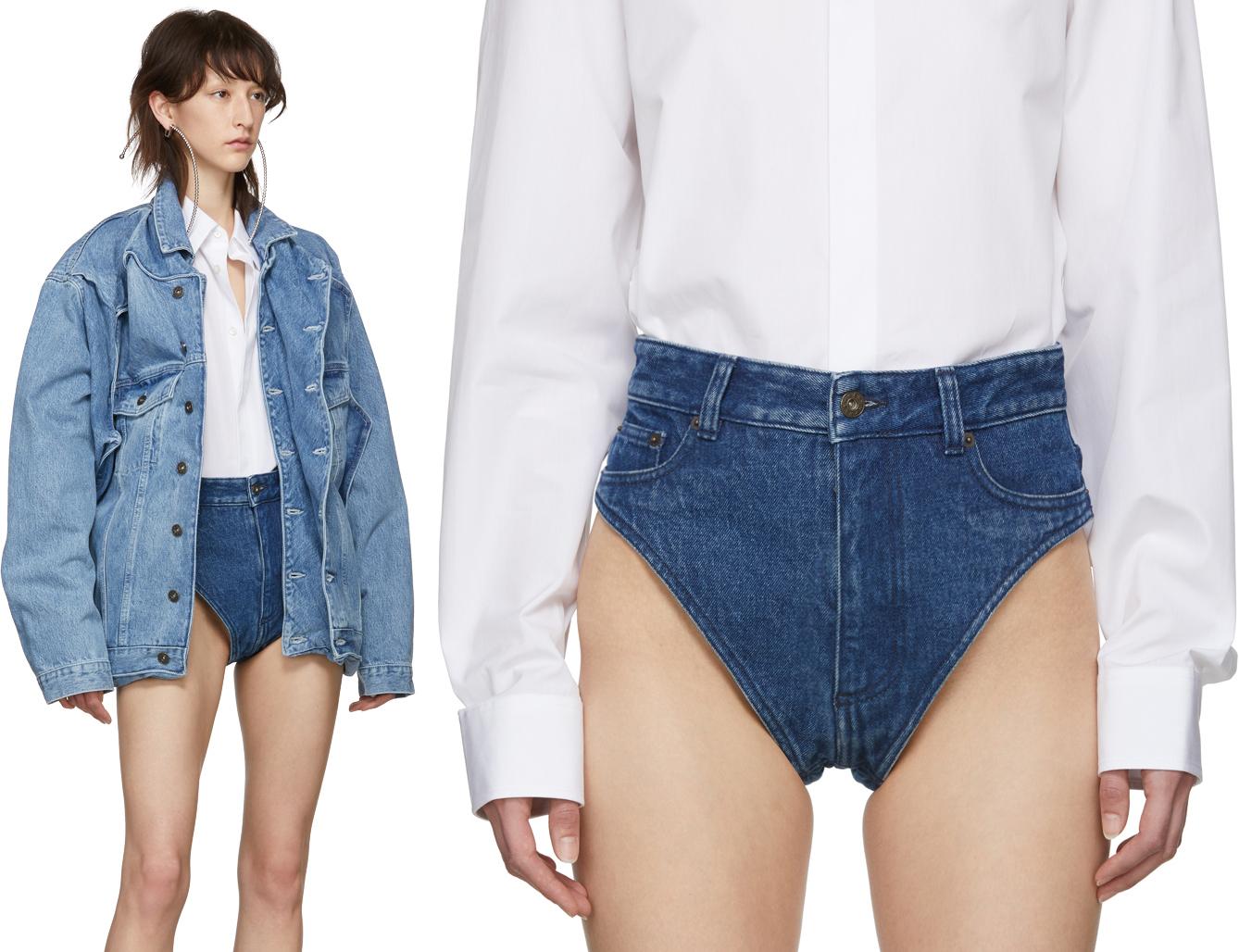 Y/Project Releases Denim Brief-Style Short Shorts & the Internet Reactions  Are Hilarious