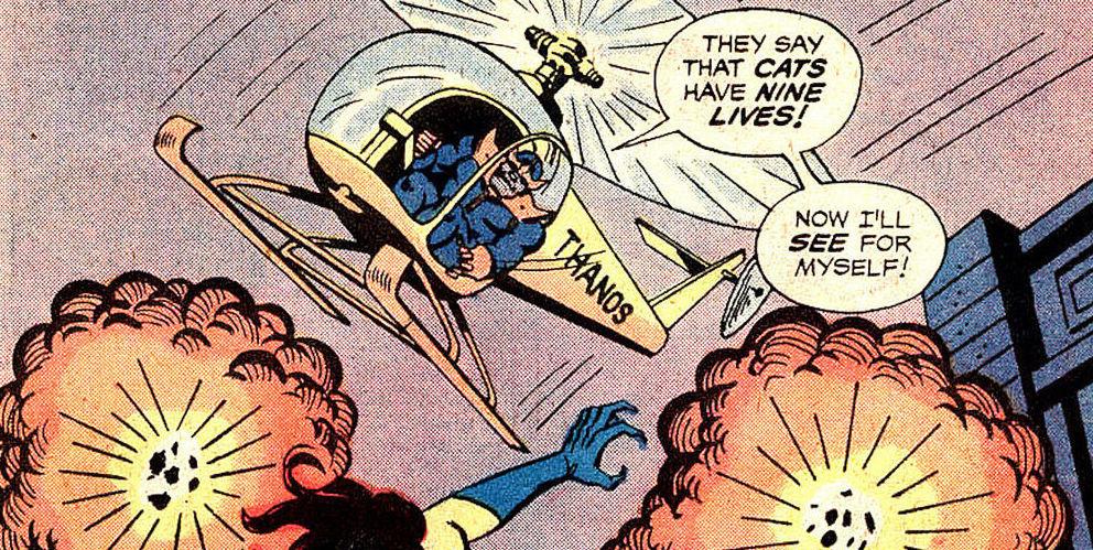 Thanos-Copter in Marvel comics