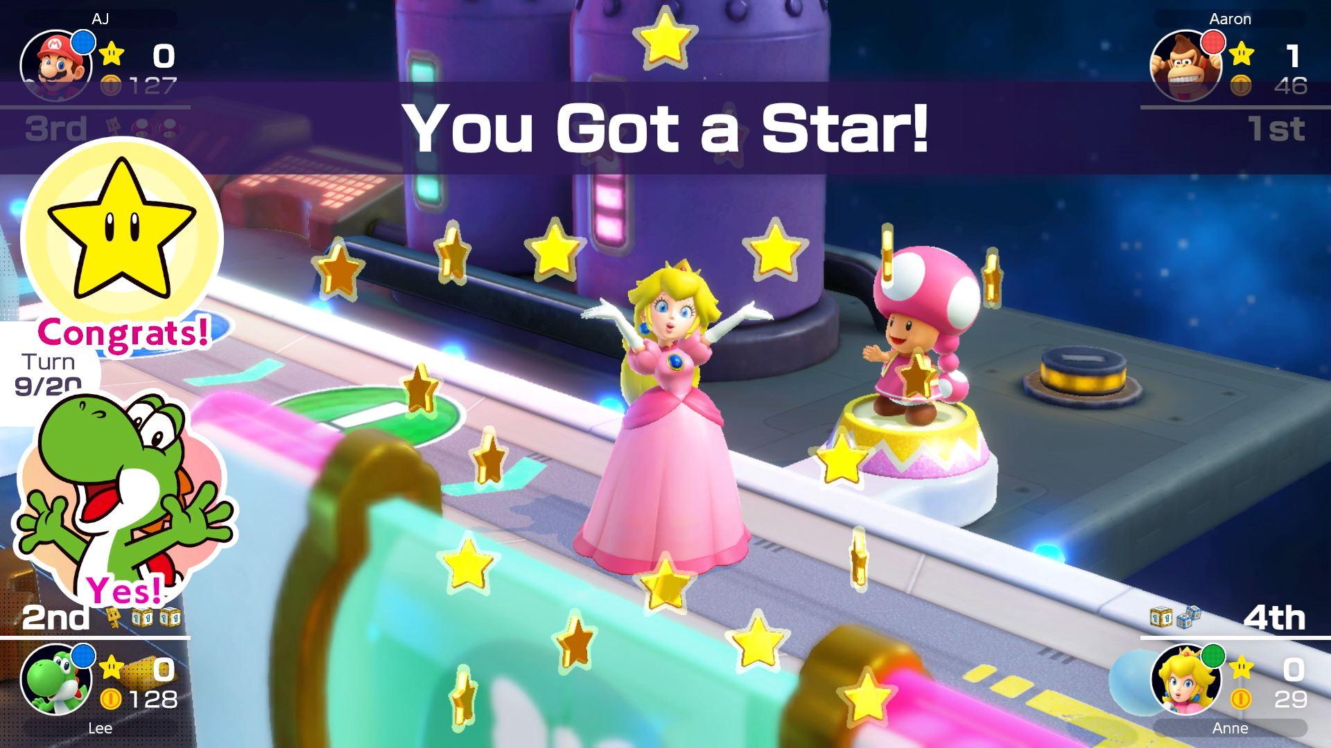 Mario Party Superstars - Boulder Ball - Rosalina vs Donkey Kong, Peach &  Mario 