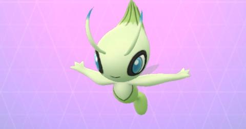 Celebi being registered to the PokéDex in 'Pokémon GO'