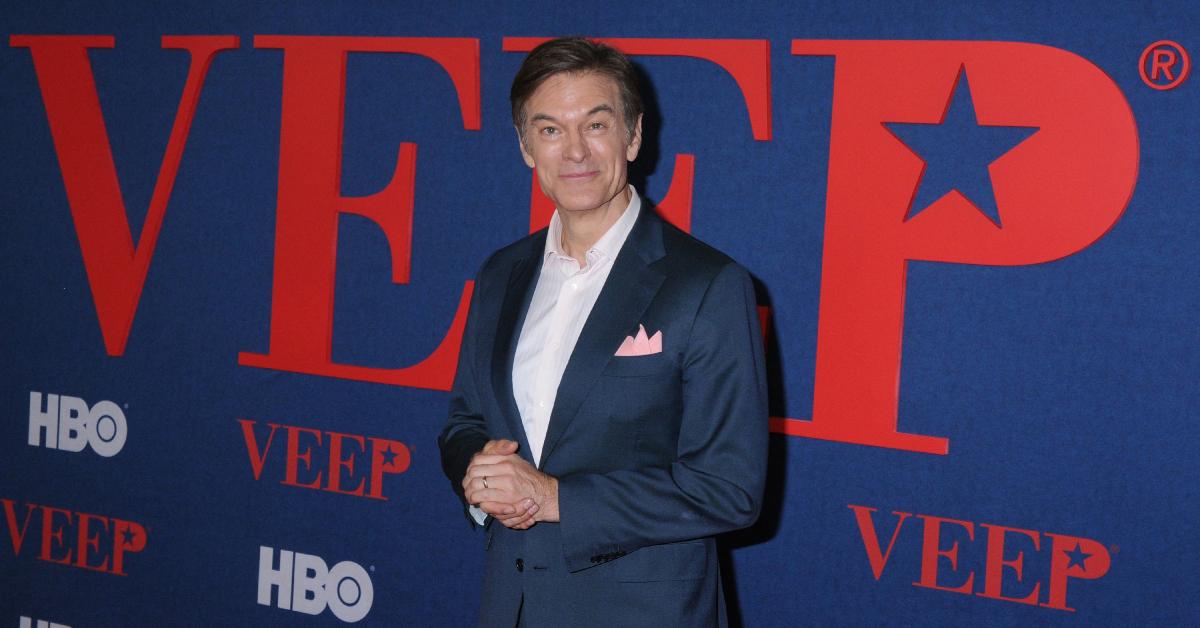 Dr. Oz attends a 'Veep' premiere in 2019.