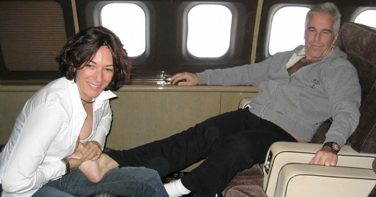 (L-R): Ghislaine Maxwell and Jeffrey Epstein