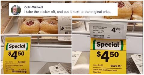 Grocery Store Discount Price Actually Higher