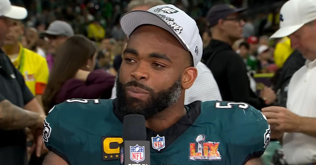 Brandon Graham following Super Bowl LIX win.