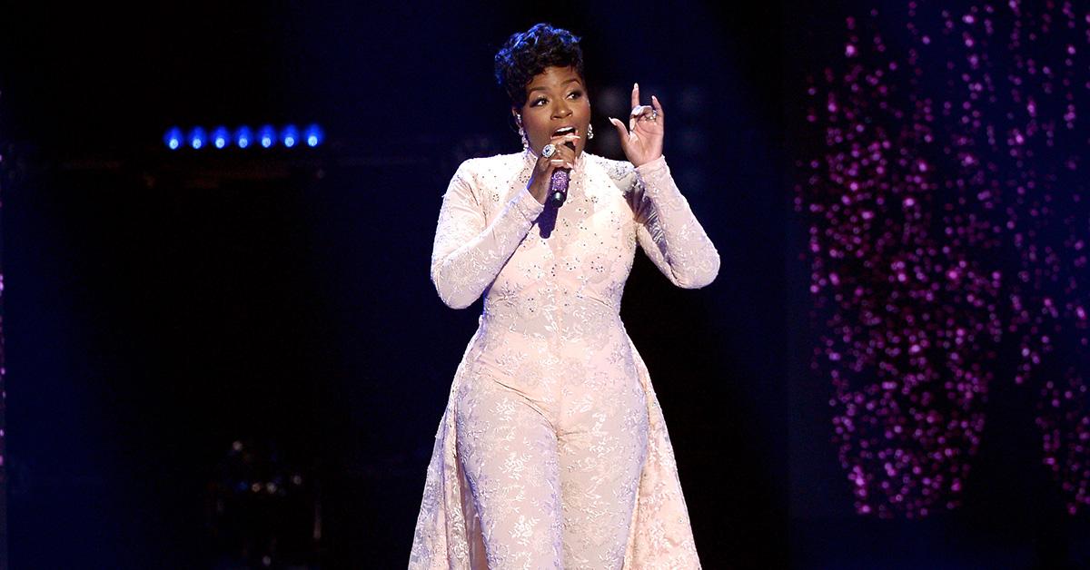 Fantasia Barrino performing at the 'American Idol' series finale. 