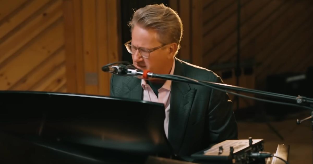 Joe Scarborough playing the piano