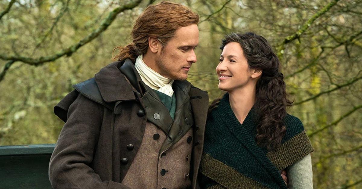 Jamie and Claire on 'Outlander.'