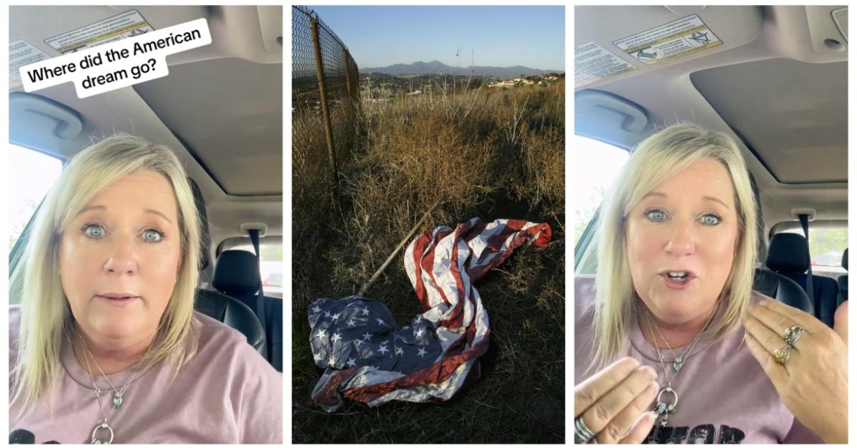 TikTok asking about the American Dream