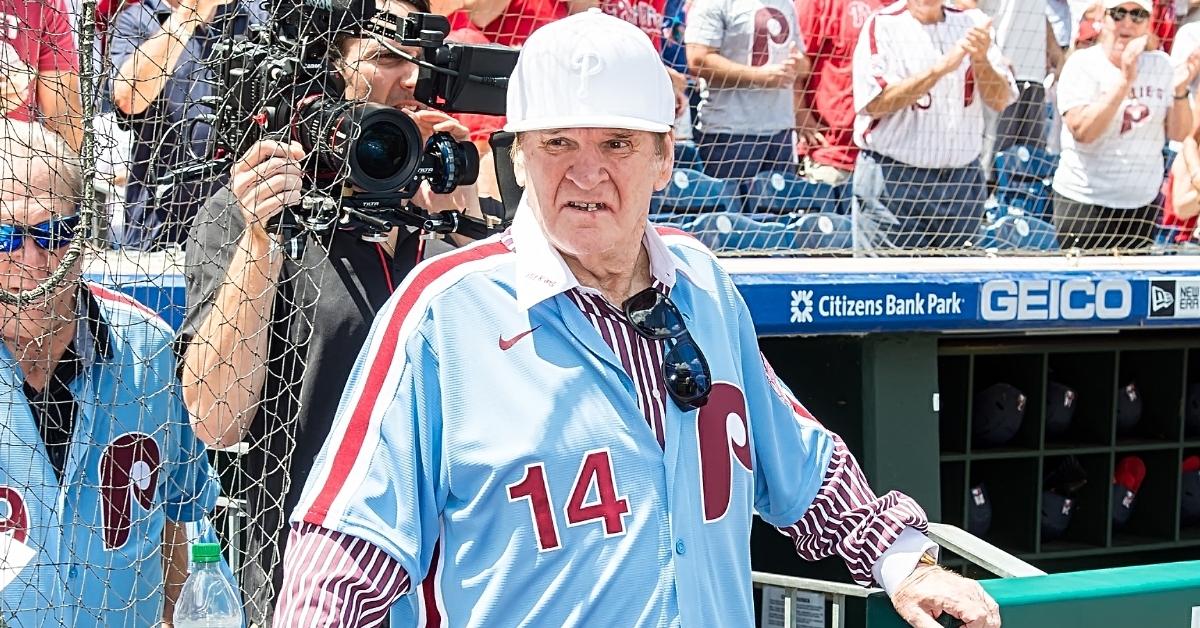 Pete Rose in August 2022.