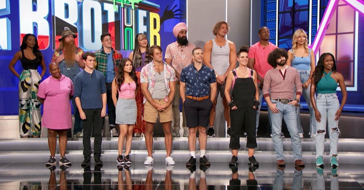 Big Brother's Season 25 cast on-stage