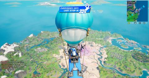Battle Bus in 'Fortnite'