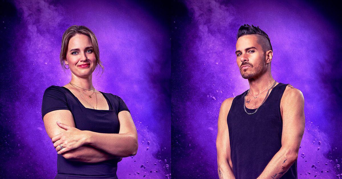 Laurel Stucky and Ryan Kehoe pose for their respective 'The Challenge: Eras' promo photo