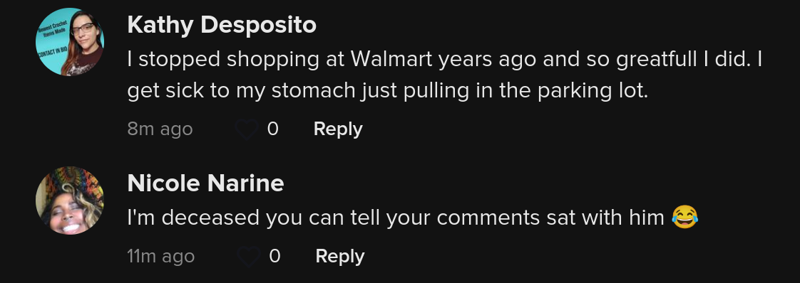 Walmart Greeter detains customers