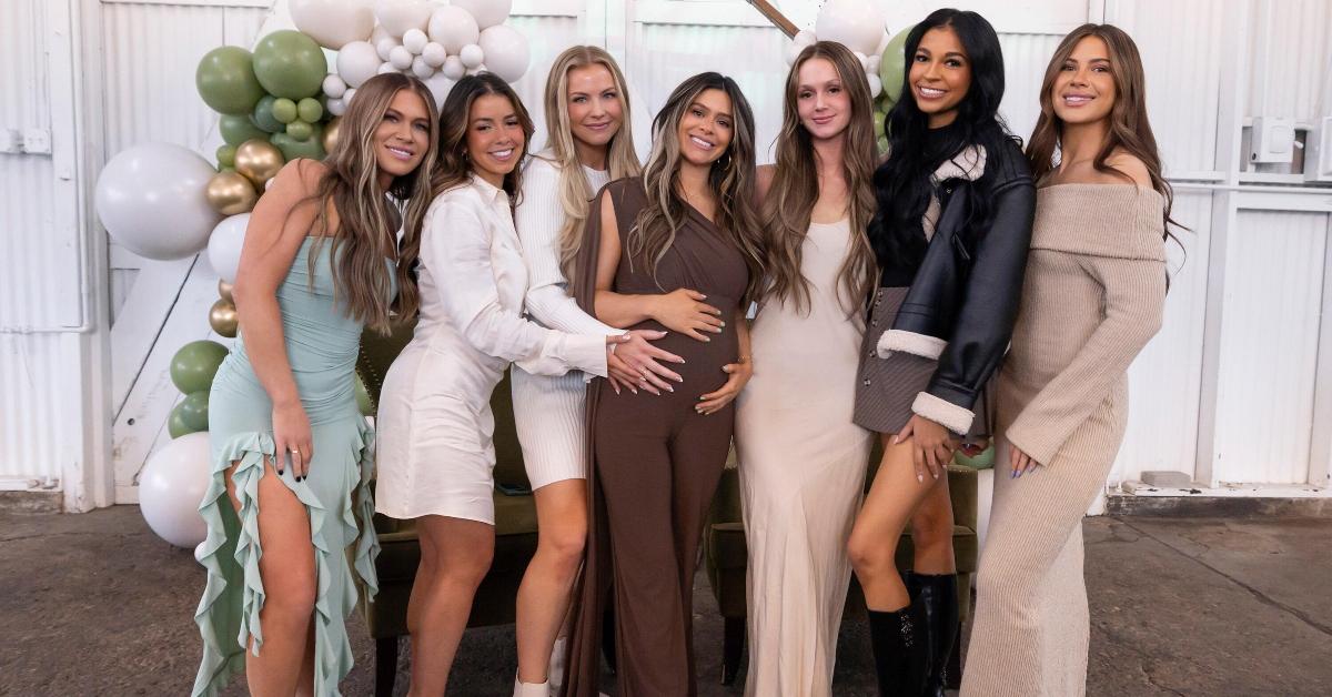 The Secret Lives of Mormon Wives cast, minus Whitney, at Taylor's baby shower