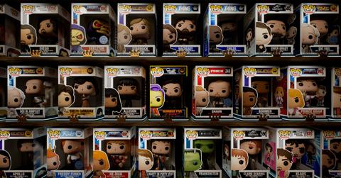 'Funko Fusion' Multiple iconic Funko Pop characters in boxes.