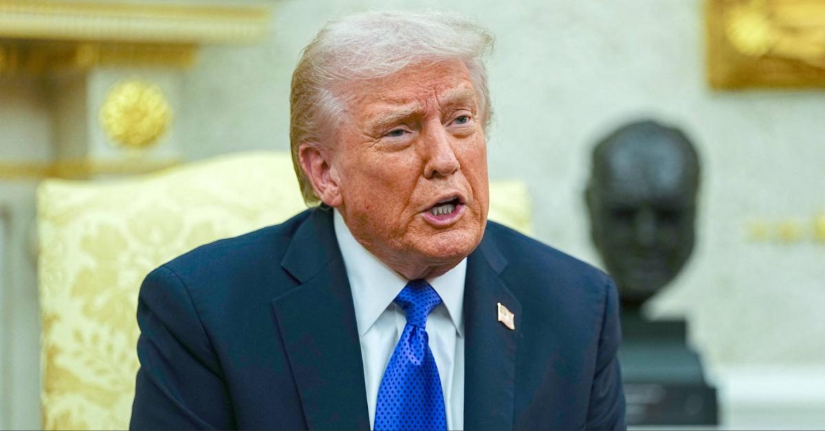 Donald Trump at the White House.